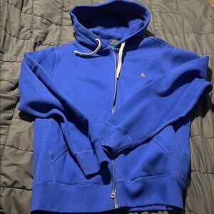 Polo by Ralph Lauren Men's Royal Blue Zip-Up Sweater